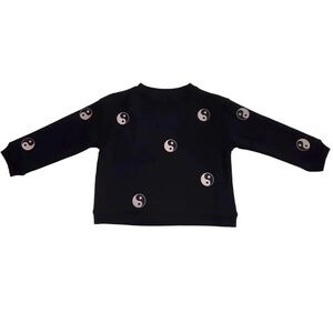 Brunette The Label 6/12M All Over Yin Yang Crew